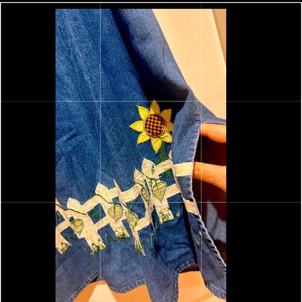 P.M.G. Collection denim cute skirt - Picture 3 of 6